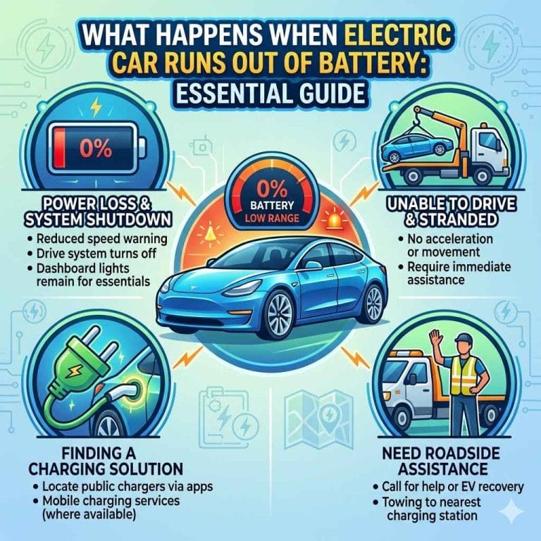 What Happens When Electric Car Runs Out of Battery