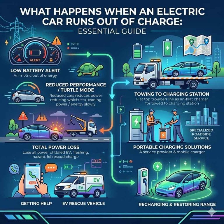 What Happens When Electric Car Runs Out of Charge