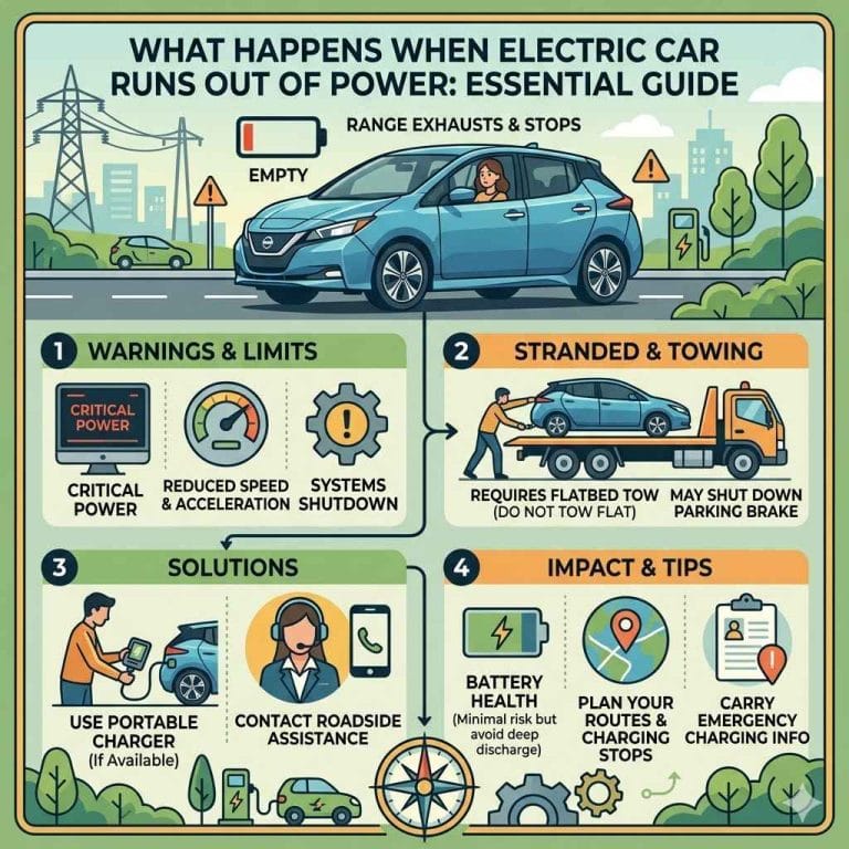 What Happens When Electric Car Runs Out of Power