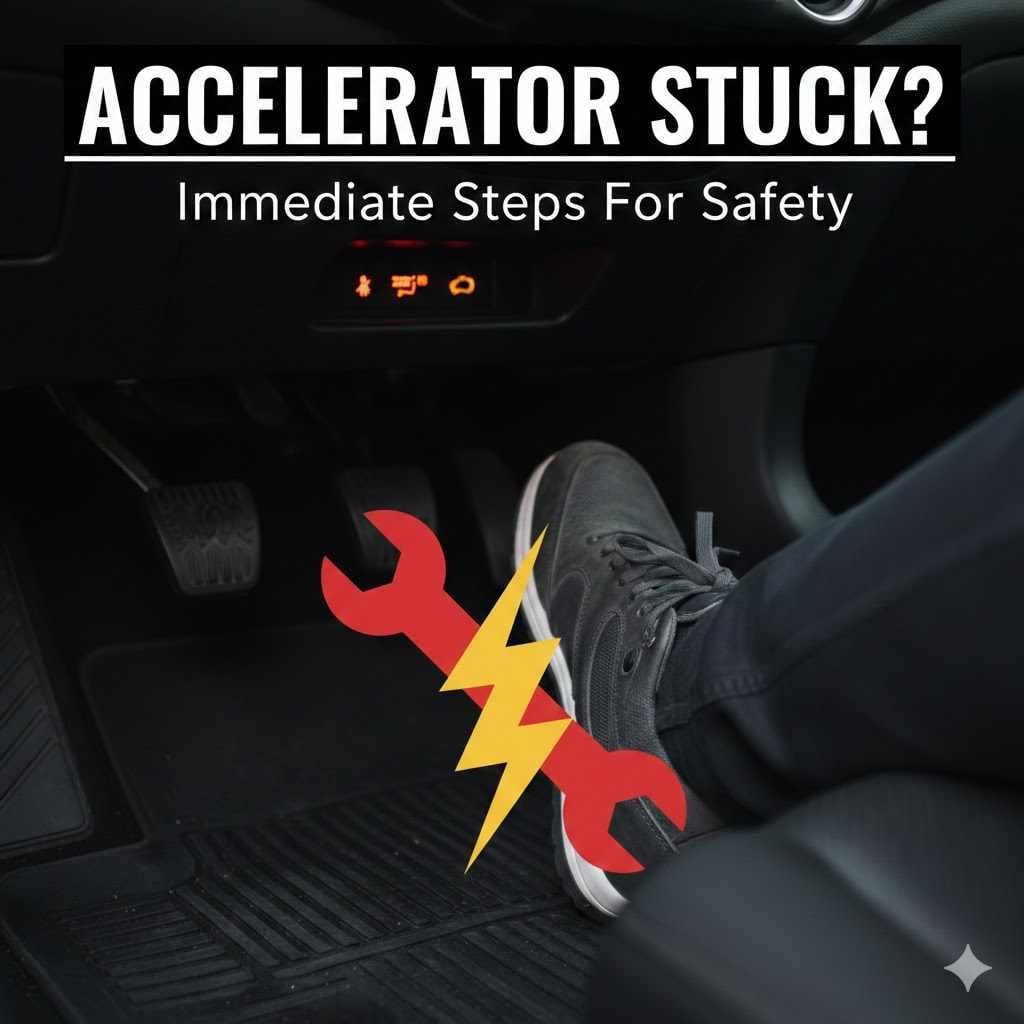 What To Do If Your Accelerator Pedal Gets Stuck