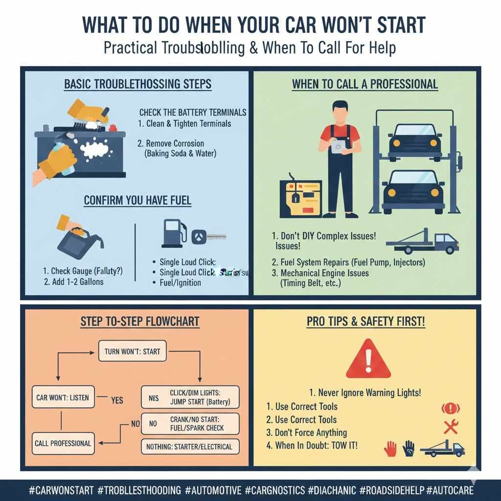 What To Do When Your Car Won’t Start