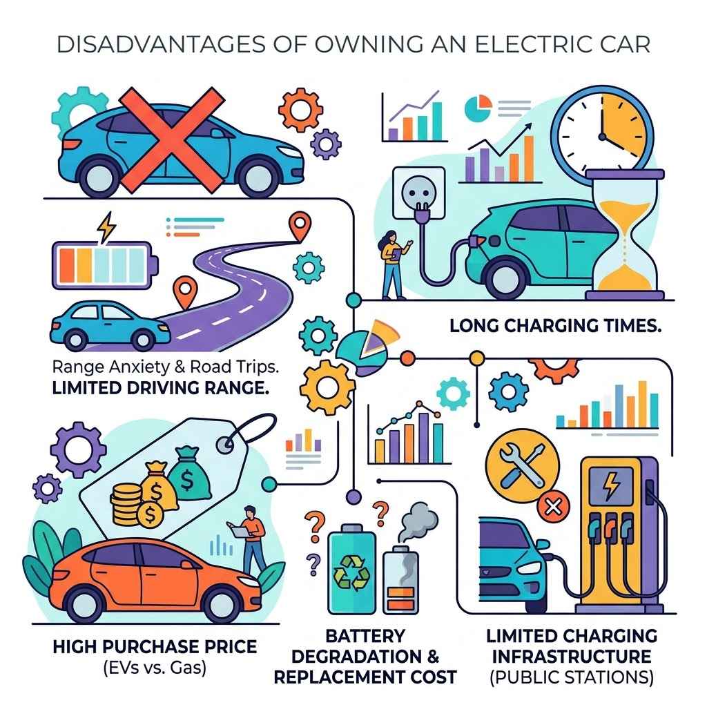 What are the Disadvantages of Owning an Electric Car