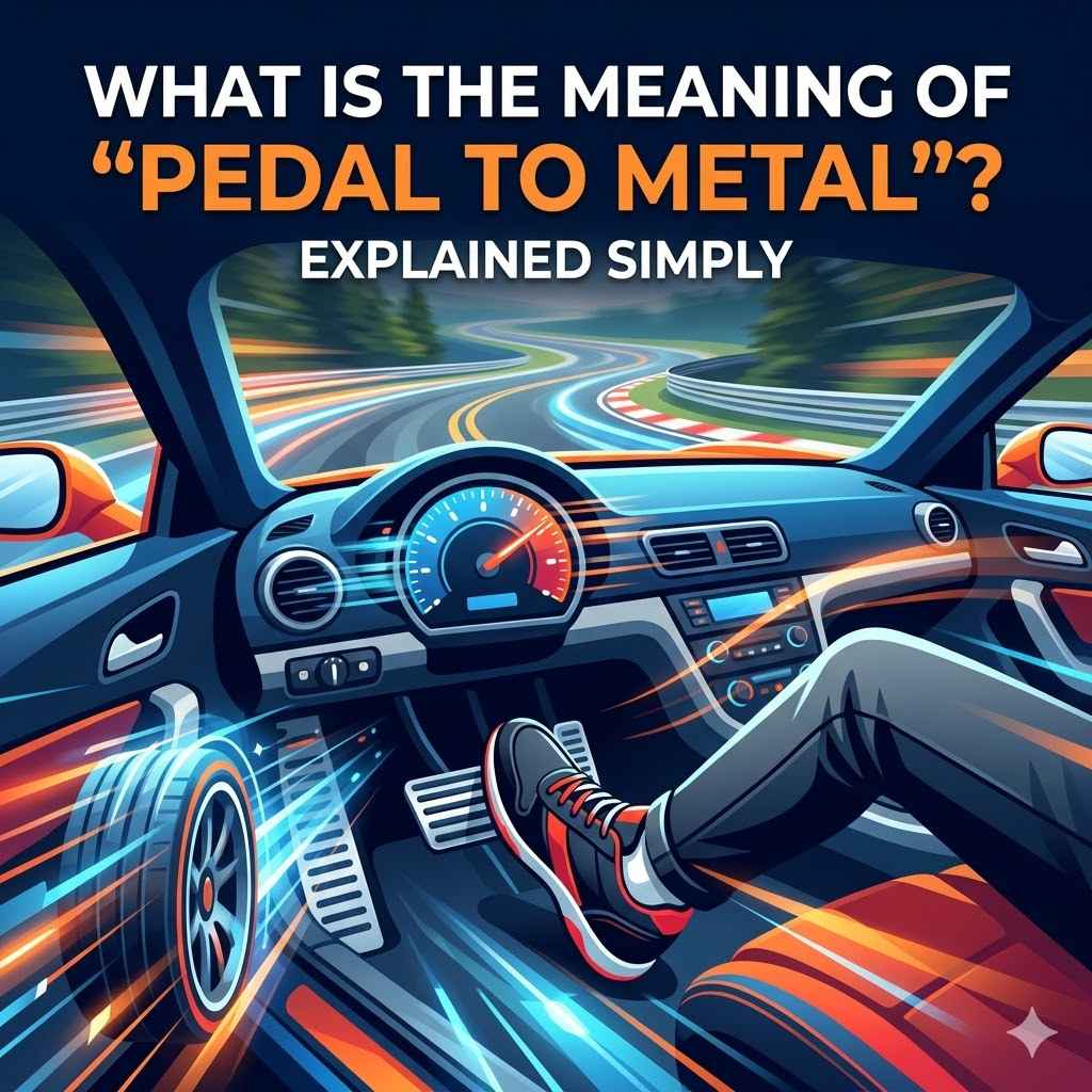 What is the Meaning of Pedal to Metal