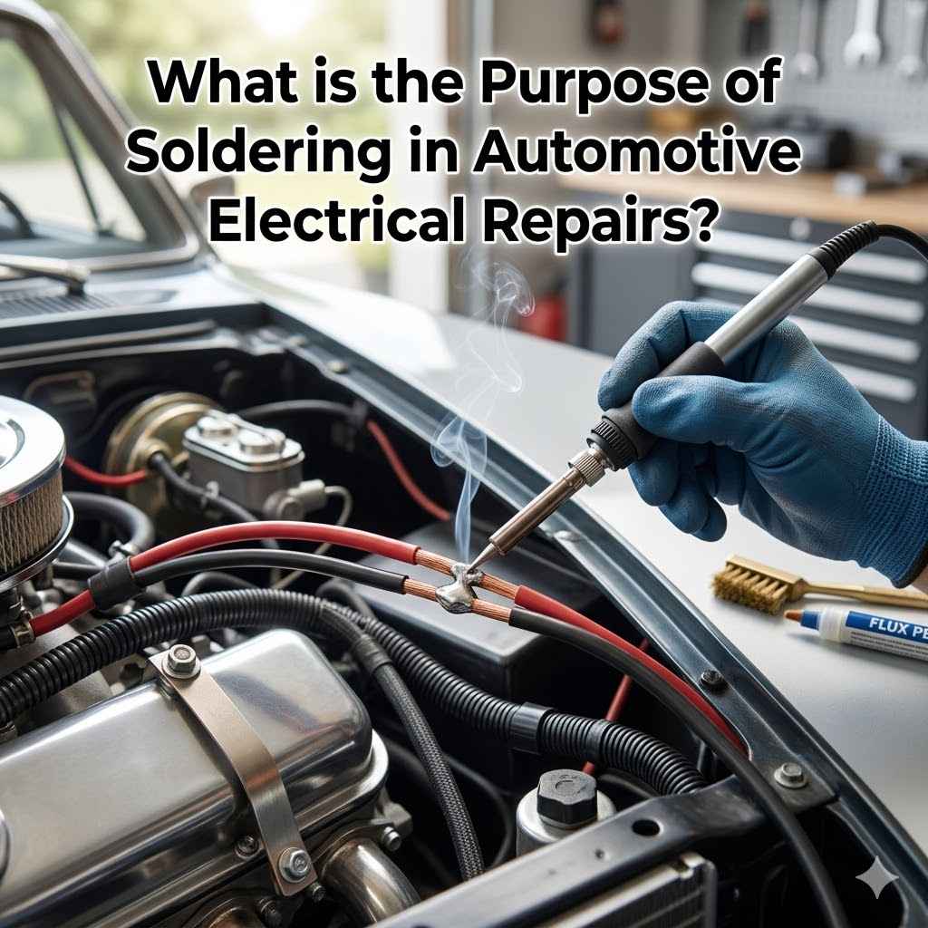 What is the Purpose of Soldering in Automotive Electrical Repairs