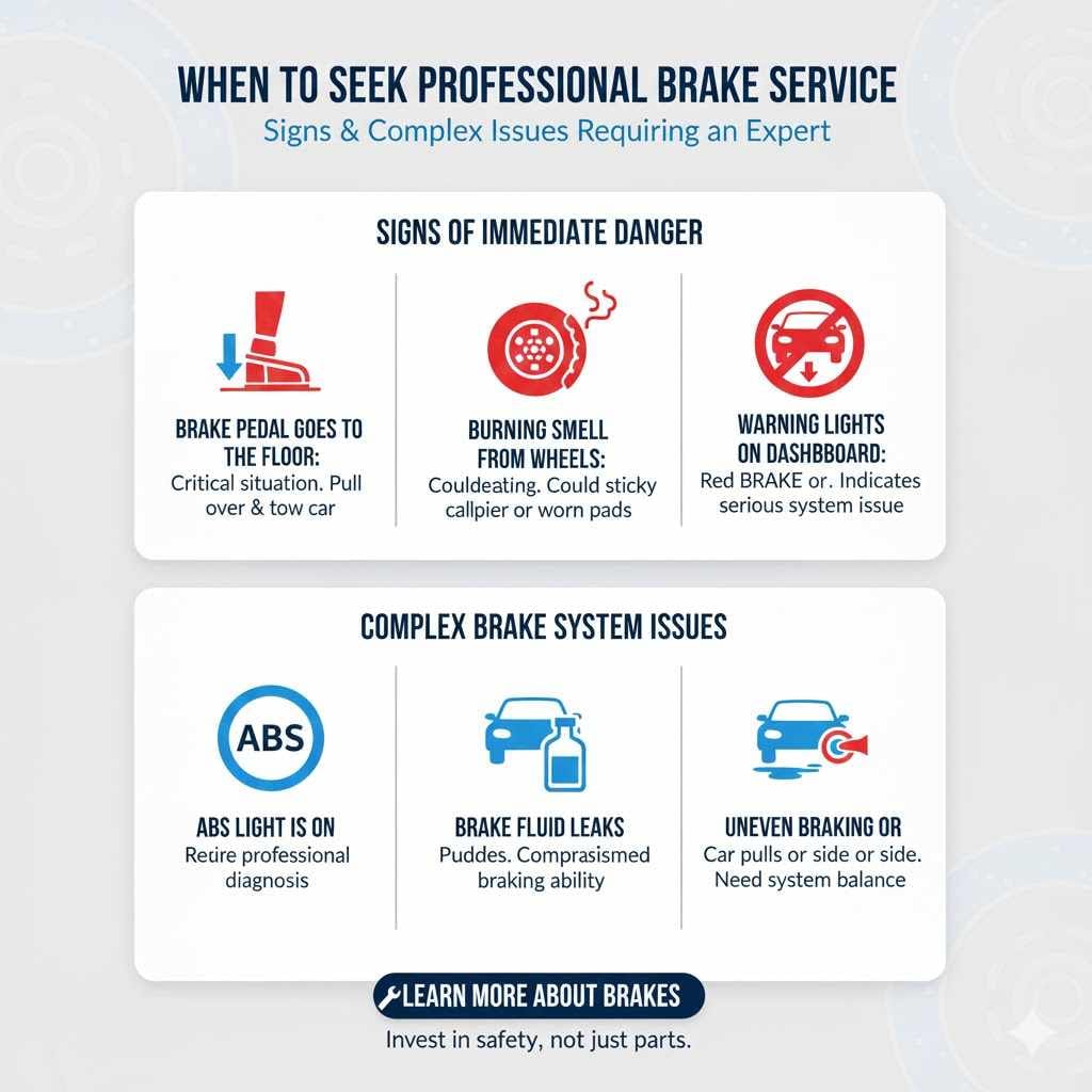 When to Seek Professional Brake Service