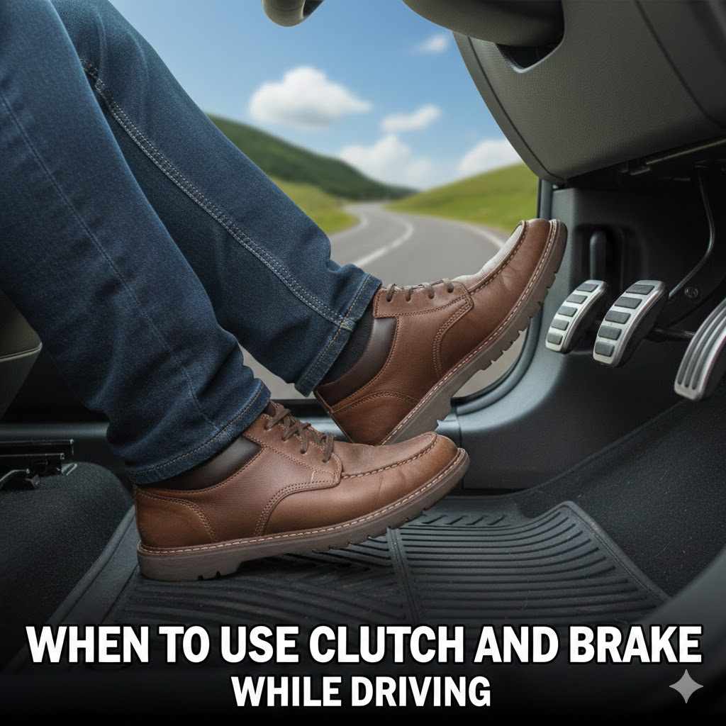 When to Use Clutch and Brake While Driving