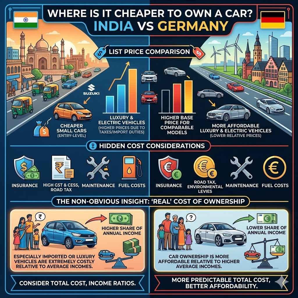 Where Is It Cheaper To Own A Car?
