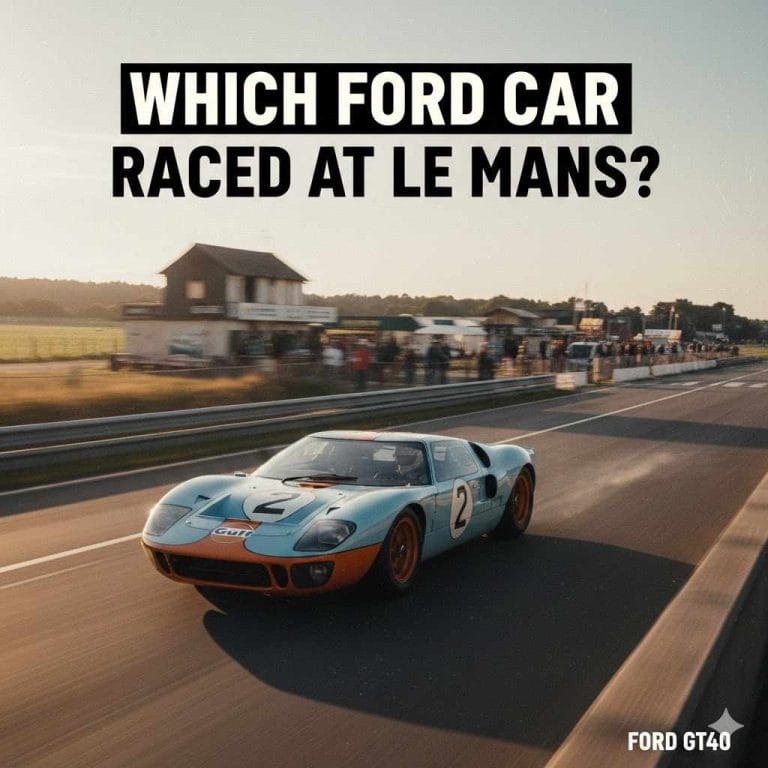 Which Ford Car Raced at Le Mans