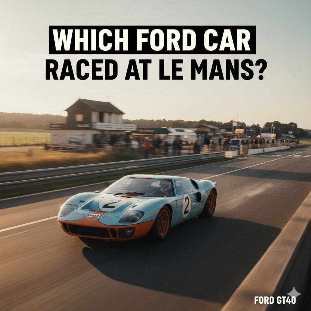 Which Ford Car Raced at Le Mans
