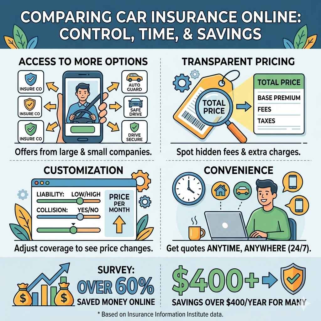 Why Compare Car Insurance Online