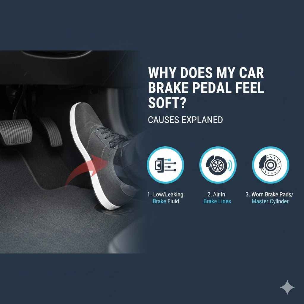 Why Does My Car Brake Pedal Feel Soft Causes Explained