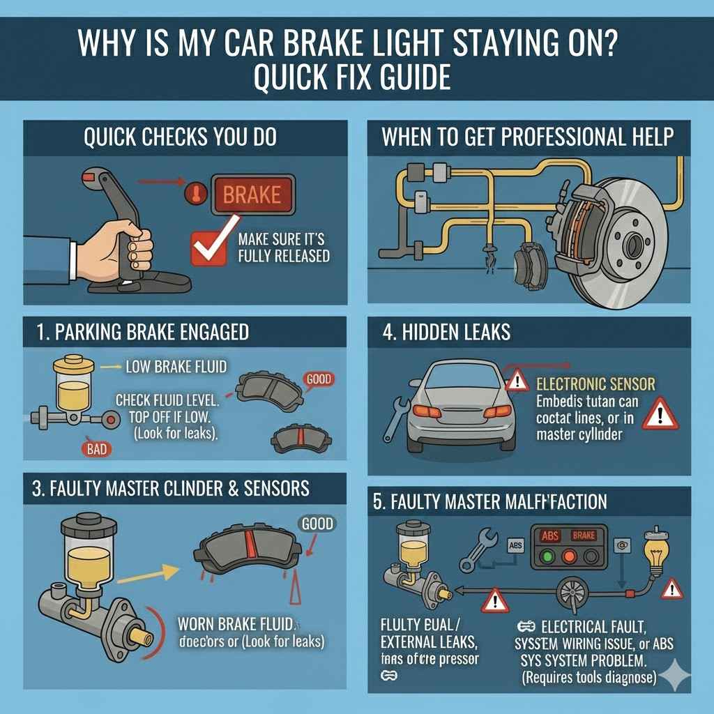 Why Is My Car Brake Light Staying On