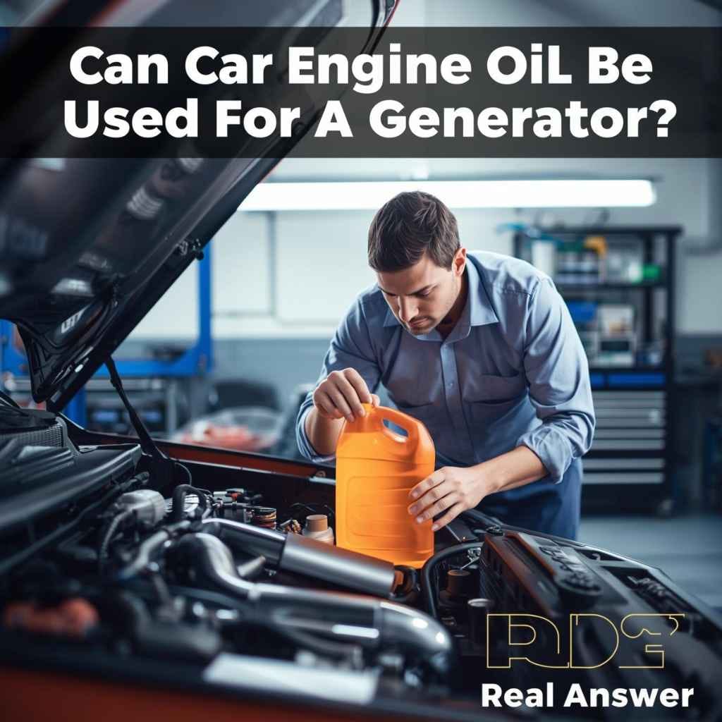 Can Car Engine Oil Be Used For A Generator?