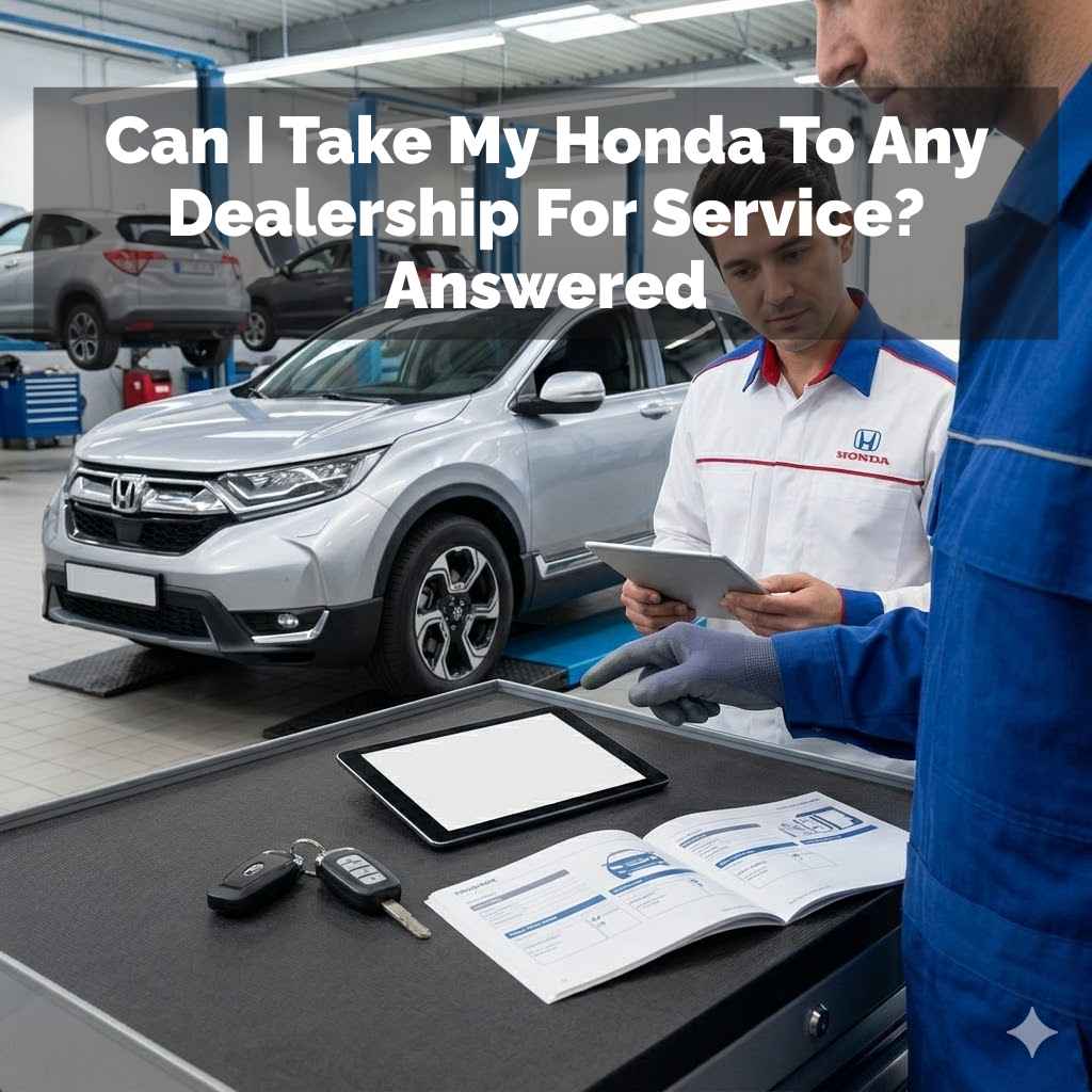 Can I Take My Honda To Any Dealership For Service