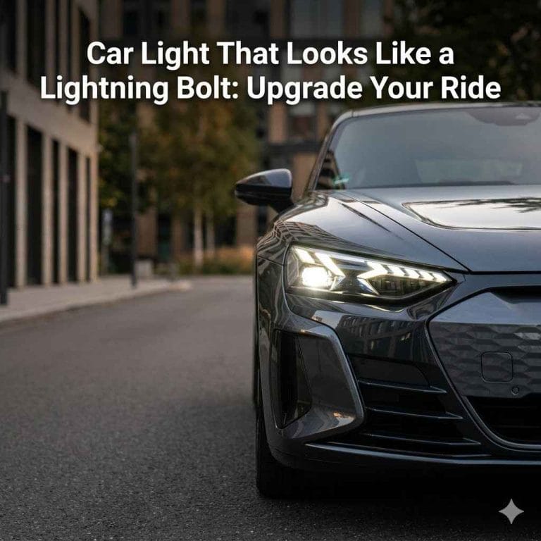 Car Light That Looks Like a Lightning Bolt: Upgrade Your Ride