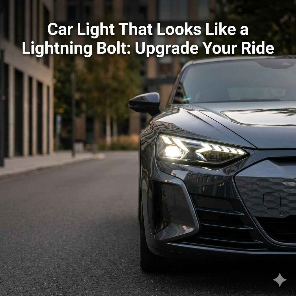 Car Light That Looks Like a Lightning Bolt: Upgrade Your Ride