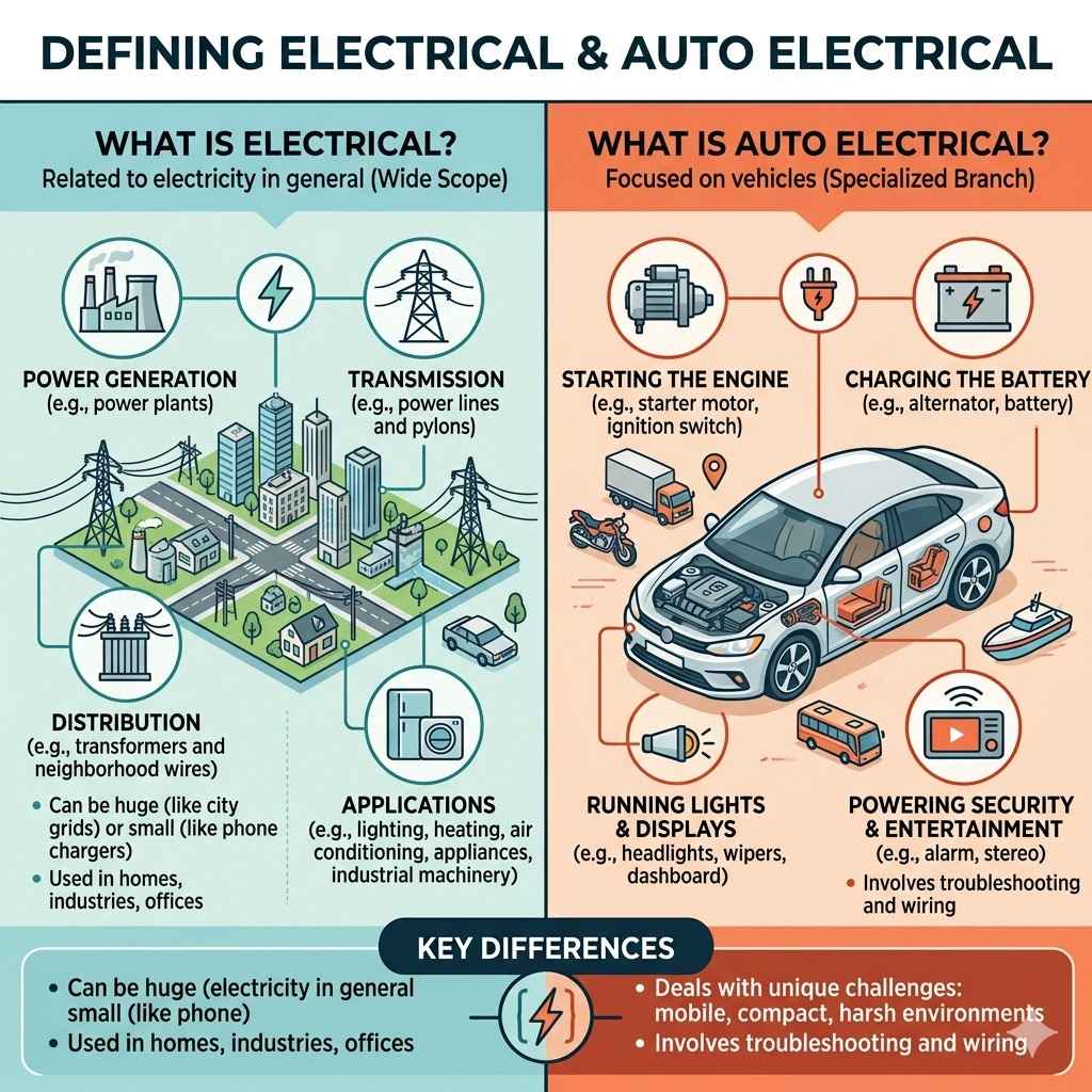 Defining Auto Electrical And Electrical