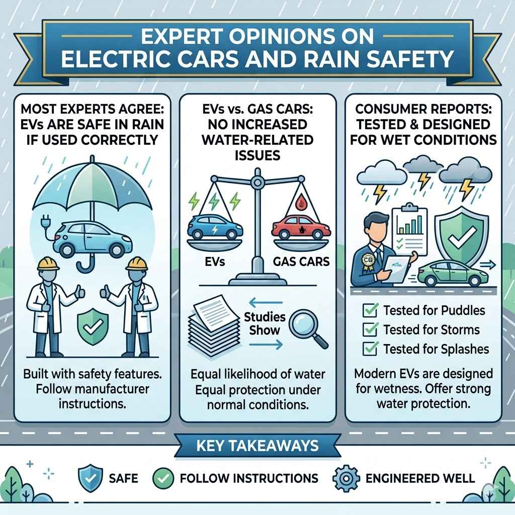 Expert Opinions On Electric Cars And Rain Safety