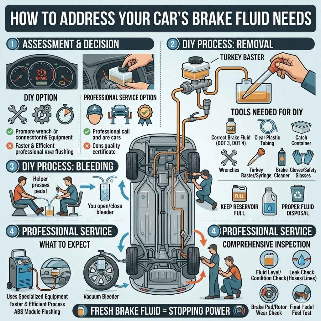 How To Address Your Car's Brake Fluid Needs