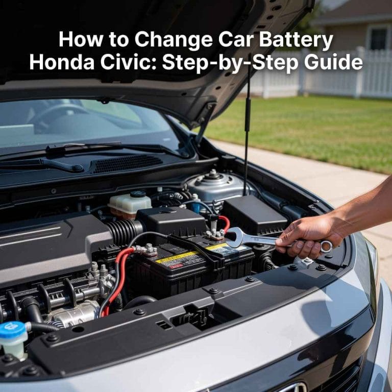 How to Change Car Battery Honda Civic