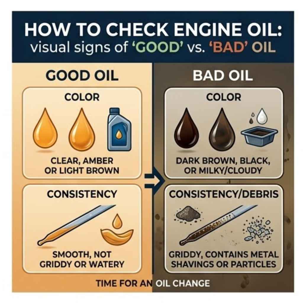 The Main Signs Of Good Vs. Bad Engine Oil