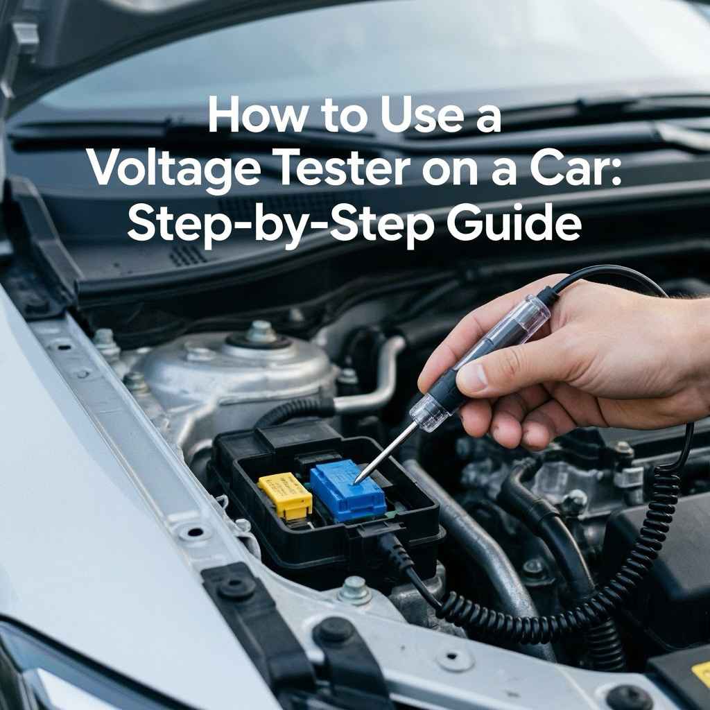 How to Use a Voltage Tester on a Car