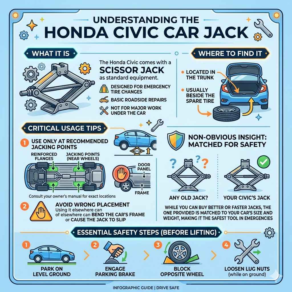 Understanding The Honda Civic Car Jack