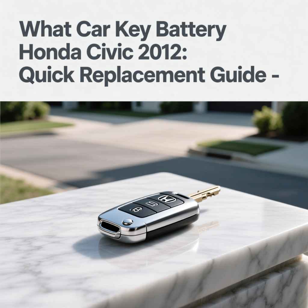 What Car Key Battery Honda Civic 2012
