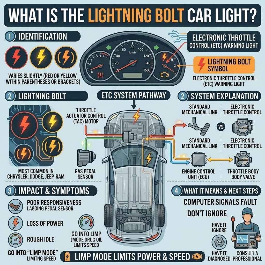 What Is The Lightning Bolt Car Light