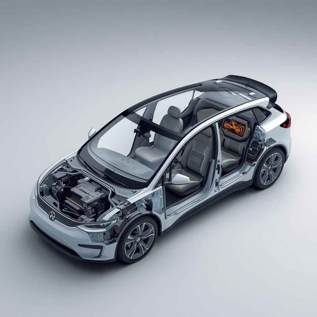 What are the Main Parts of an Electric Car