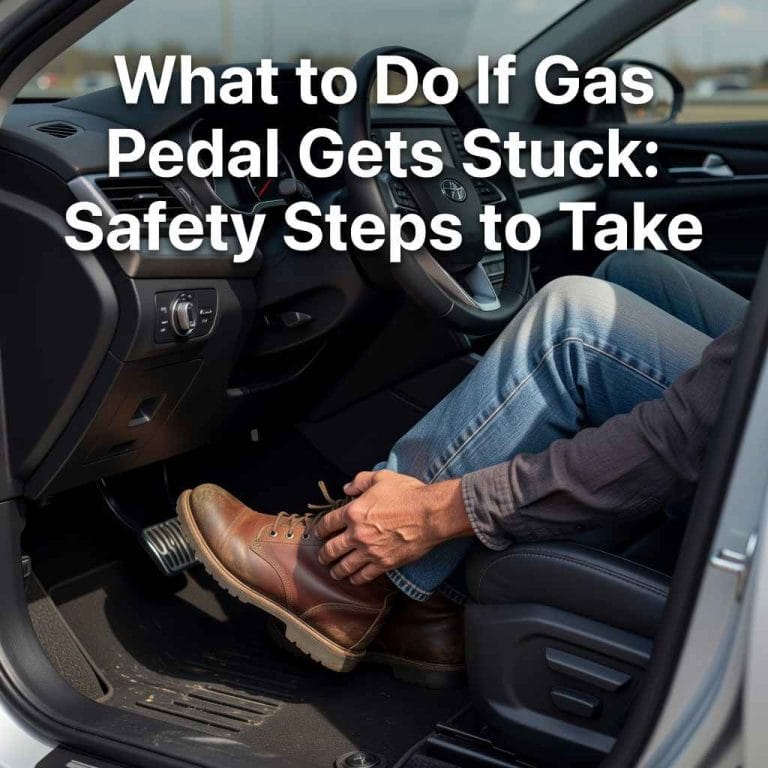 What to Do If Gas Pedal Gets Stuck