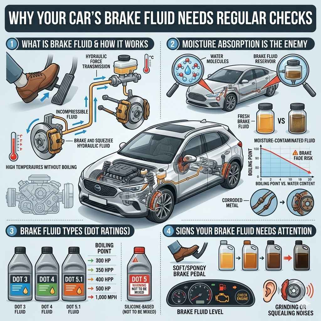 Why Your Car's Brake Fluid Needs Regular Checks