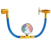 R134A Charge Hose Kit with Pressure Gauge