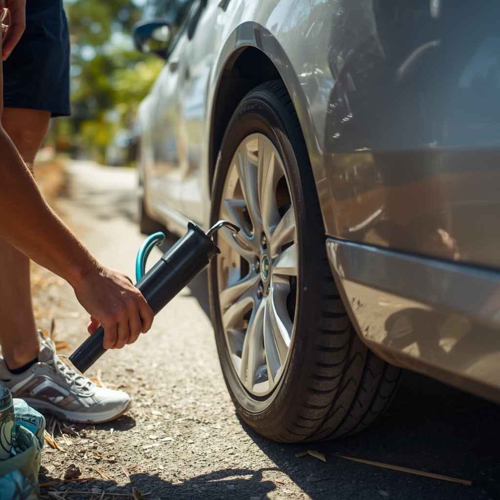 Can You Pump Car Tire With Bike Pump
