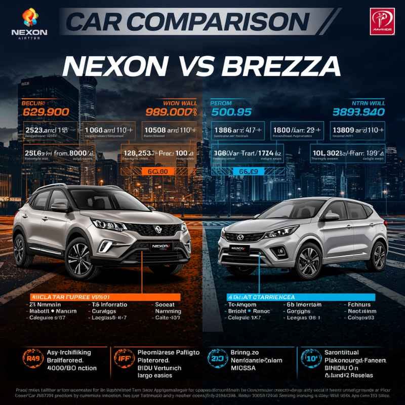 Car Comparison Nexon Vs Brezza