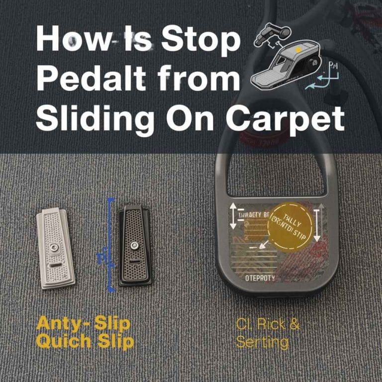 How To Stop Pedals From Sliding On Carpet
