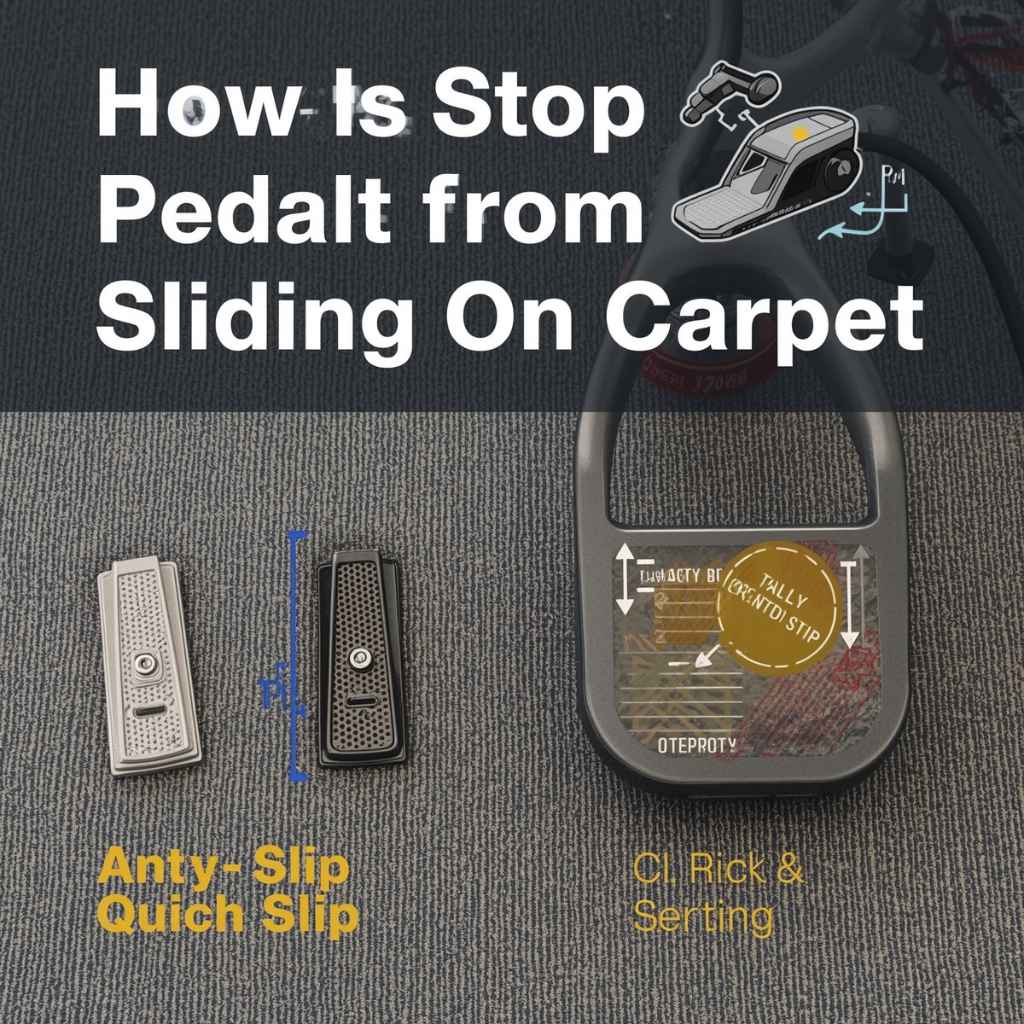 How To Stop Pedals From Sliding On Carpet