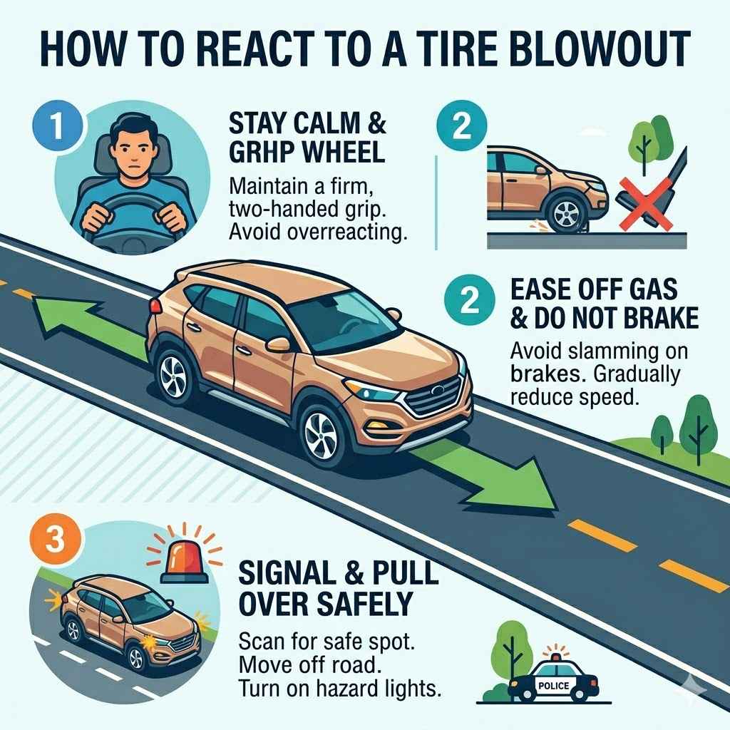 Understanding a Tire Blowout