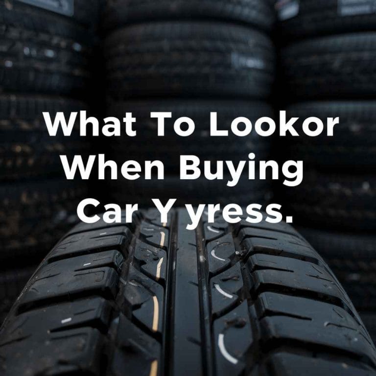 What To Look For When Buying Car TyresWhat To Look For When Buying Car Tyres
