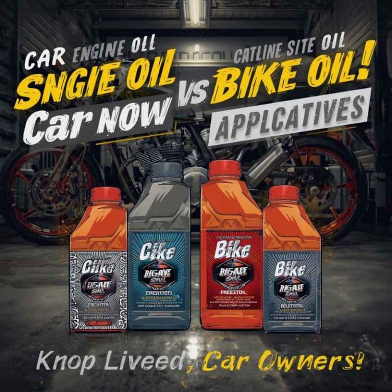 Car Engine Oil Vs Bike Engine Oil: What’S The Difference?