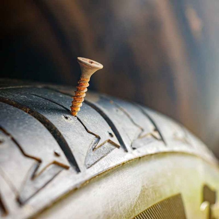 Nail In Car Tire — Can You Still Drive It