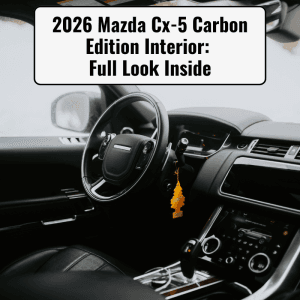 2026 Mazda Cx-5 Carbon Edition Interior