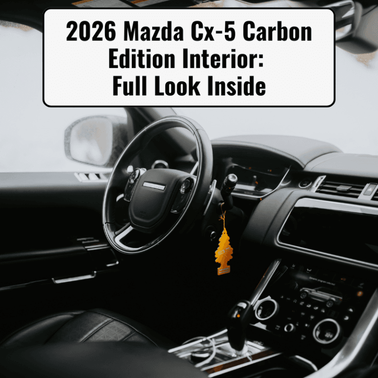 2026 Mazda Cx-5 Carbon Edition Interior