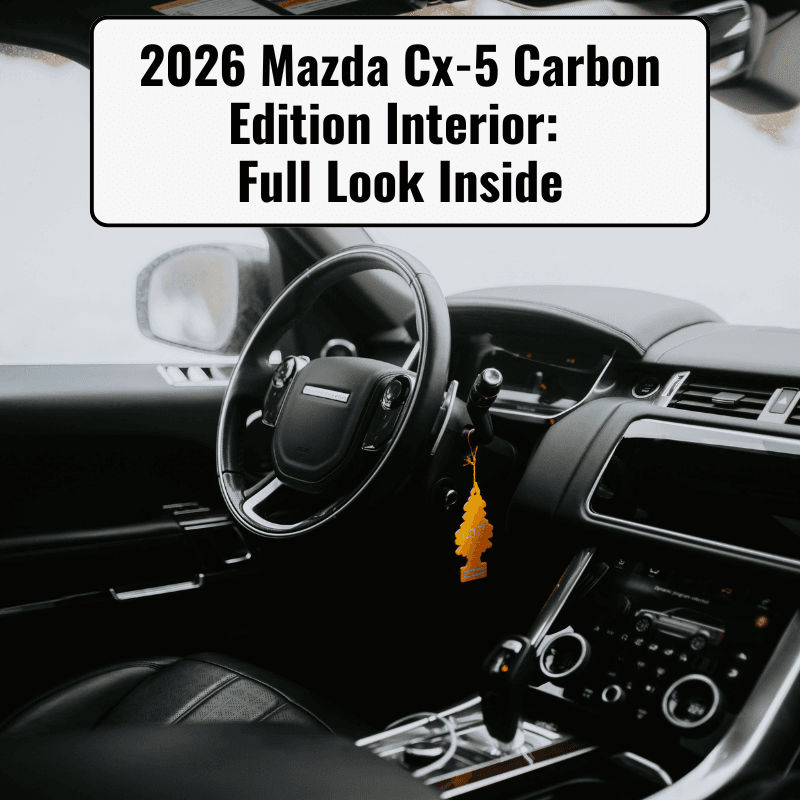 2026 Mazda Cx-5 Carbon Edition Interior