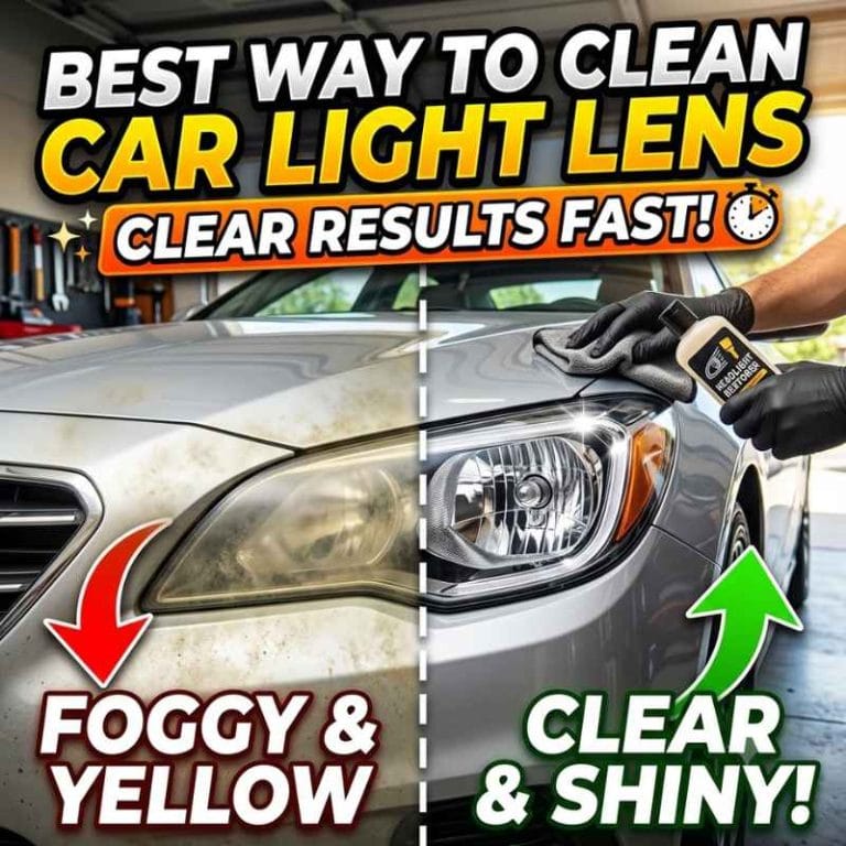 Best Way to Clean a Car Light Lens
