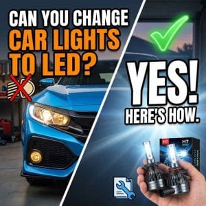Can You Change Car Lights to LED
