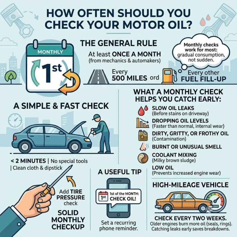 How Often Should You Check Your Motor Oil