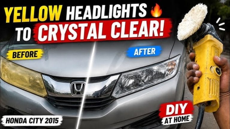 How to Polish Car Lights at Home for Crystal Clarity