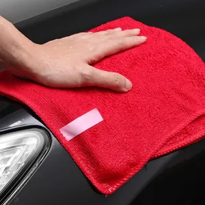 Lint-free microfiber shop rags for wiping an engine oil dipstick