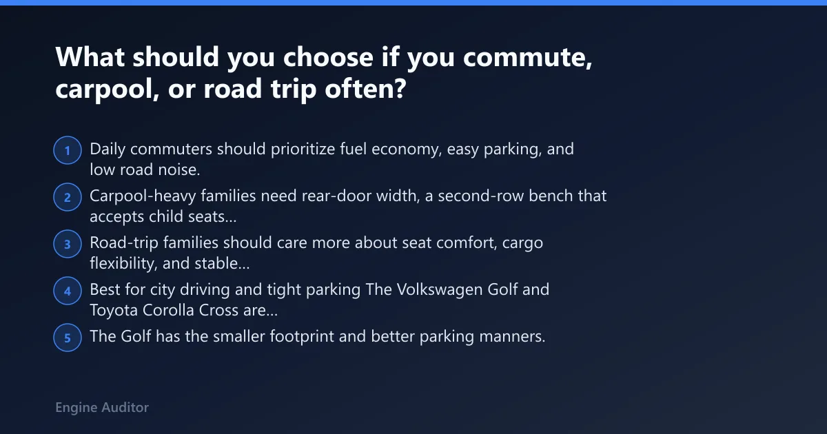 Steps: What should you choose if you commute, carpool, or road trip often?